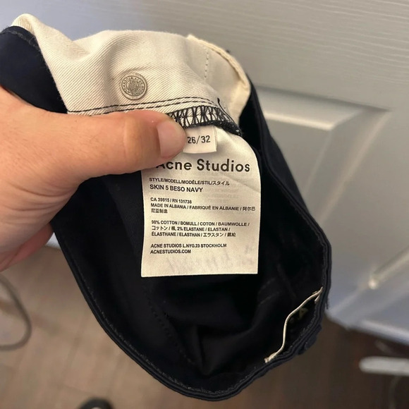 Acne Studios Skin 5 Blue Jeans - Picture 3 of 4